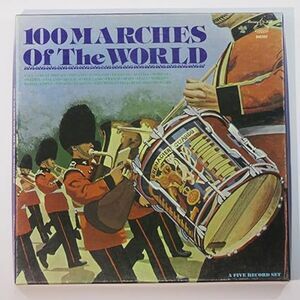 100 Marches of the World Lp 5 Vinyls Boxed. #946262 LP, Box Set